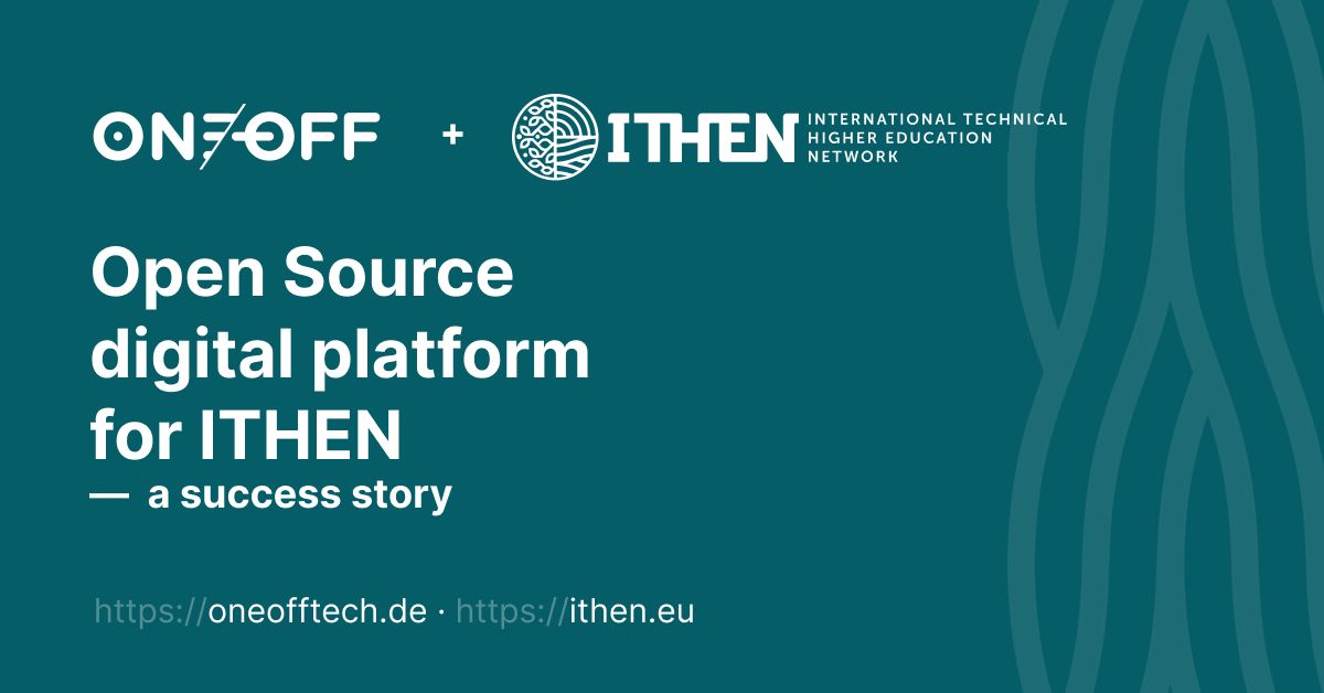 Open Source digital platform for ITHEN - a success story | OneOffTech